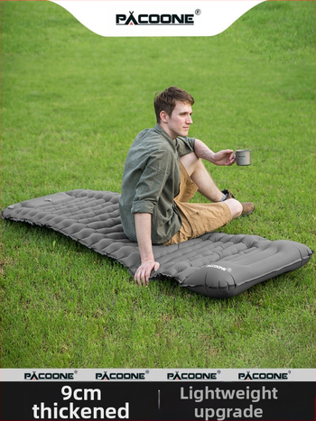 Pacoone täispuhutav madratsitelk, õues kasutatav telkimisstiilis magamismatt, paksendatud TPU üheinimese madrats, kaasaskantav niiskuskindel matt