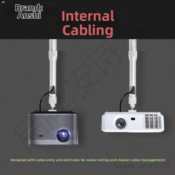 Projektori kronstein Lakke kinnitatav Klassiruumi Äripinna lae kronsteini mutter Seinale kinnitatav Äripinna lakke Fikseeritud riputuslaele