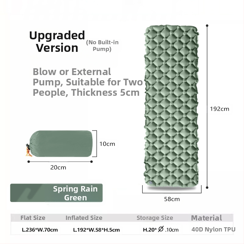 Gamykloje sandėlyje esantis pripučiamas miego kilimėlis lauko kempingo čiužinys kempingo palapinė miego kilimėlis TPU itin lengvas pripučiamas kilimėlis drėgmei atsparus kilimėlis