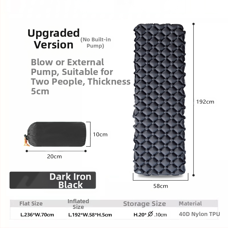 Gamykloje sandėlyje esantis pripučiamas miego kilimėlis lauko kempingo čiužinys kempingo palapinė miego kilimėlis TPU itin lengvas pripučiamas kilimėlis drėgmei atsparus kilimėlis