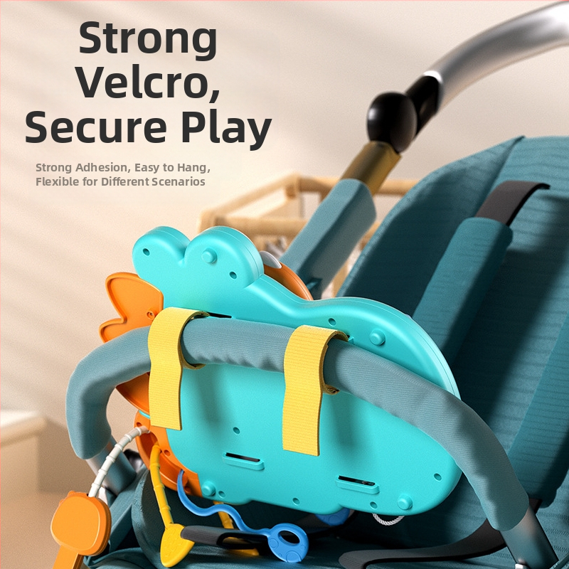 Трансграничен нов волан с динозавър Lala Le Busy Board Монтесори Многофункционална бебешка симулация на играчка за втори пилот Партида играчки