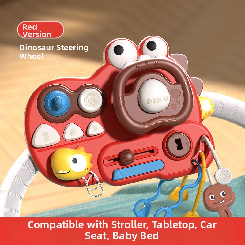 Tarpvalstybinė naujo dinozauro vairo „Lala Le Busy Board Montessori“ daugiafunkcis kūdikio imitavimo antrojo piloto žaislų partija
