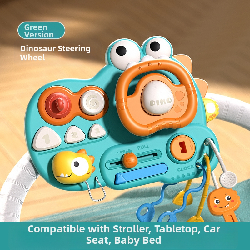 Tarpvalstybinė naujo dinozauro vairo „Lala Le Busy Board Montessori“ daugiafunkcis kūdikio imitavimo antrojo piloto žaislų partija