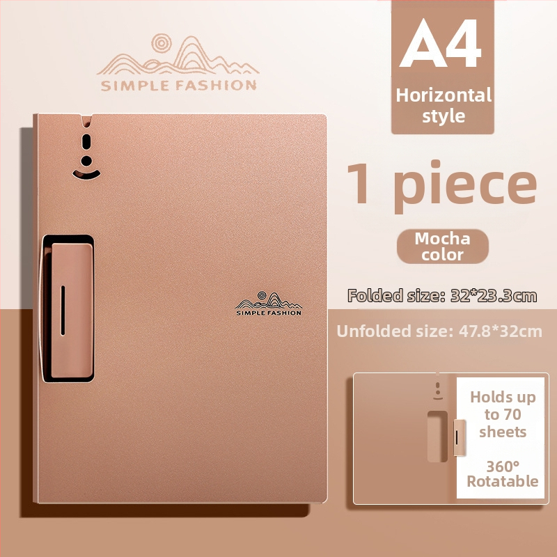 Щипка за дъска Maillard A4, цветна мока, мус, офис папка, високо изглеждаща, многофункционална, за писане и рисуване на студенти