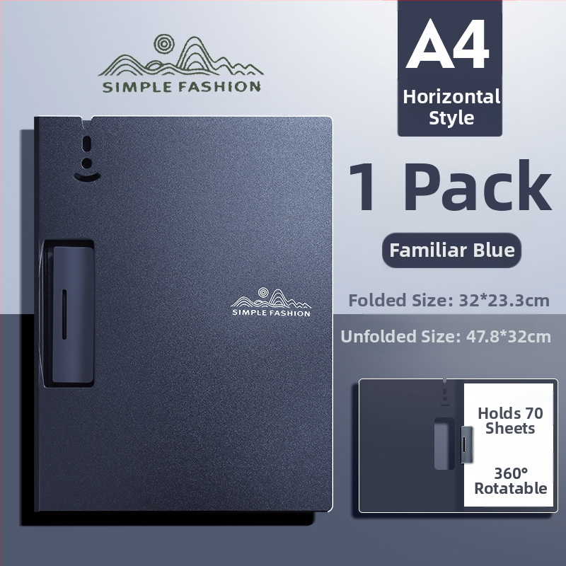 Щипка за дъска Maillard A4, цветна мока, мус, офис папка, високо изглеждаща, многофункционална, за писане и рисуване на студенти