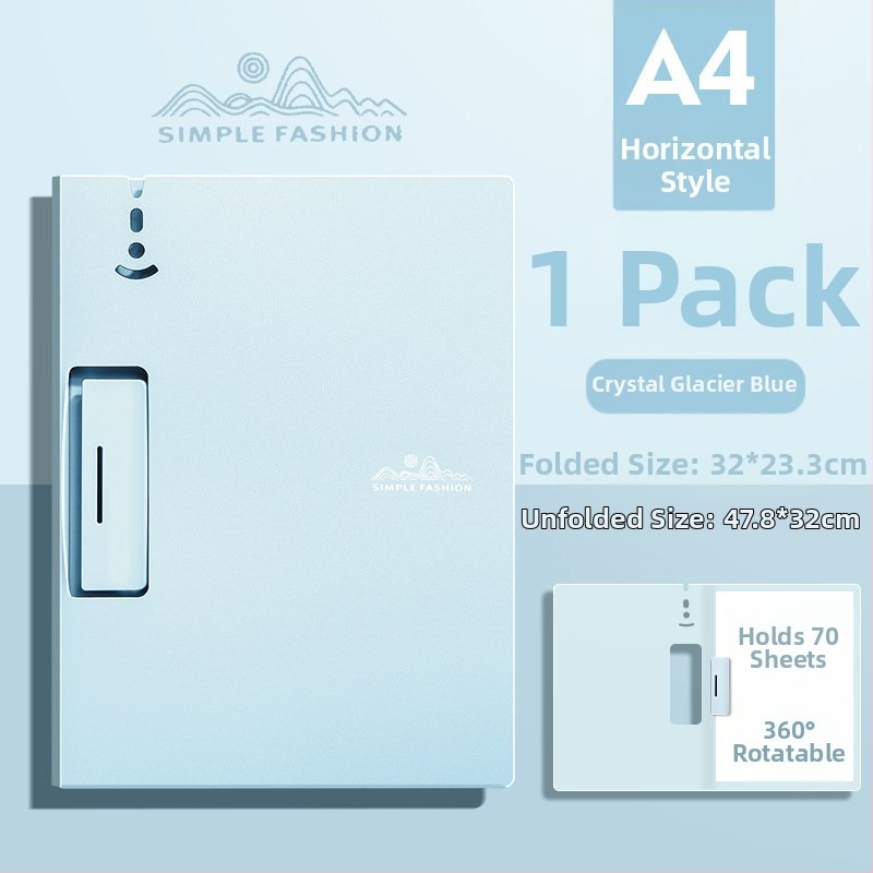 Щипка за дъска Maillard A4, цветна мока, мус, офис папка, високо изглеждаща, многофункционална, за писане и рисуване на студенти