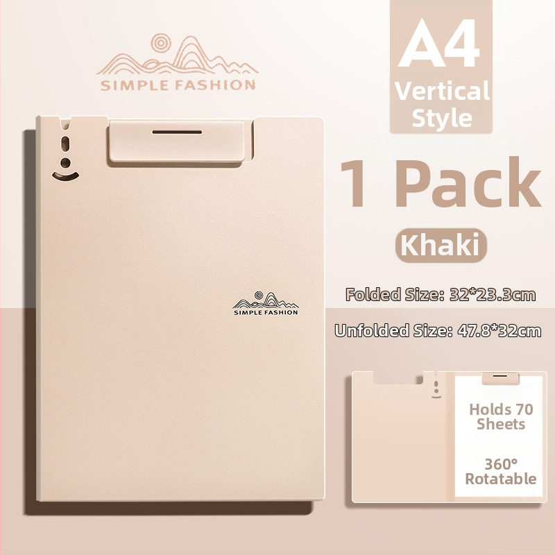 Щипка за дъска Maillard A4, цветна мока, мус, офис папка, високо изглеждаща, многофункционална, за писане и рисуване на студенти