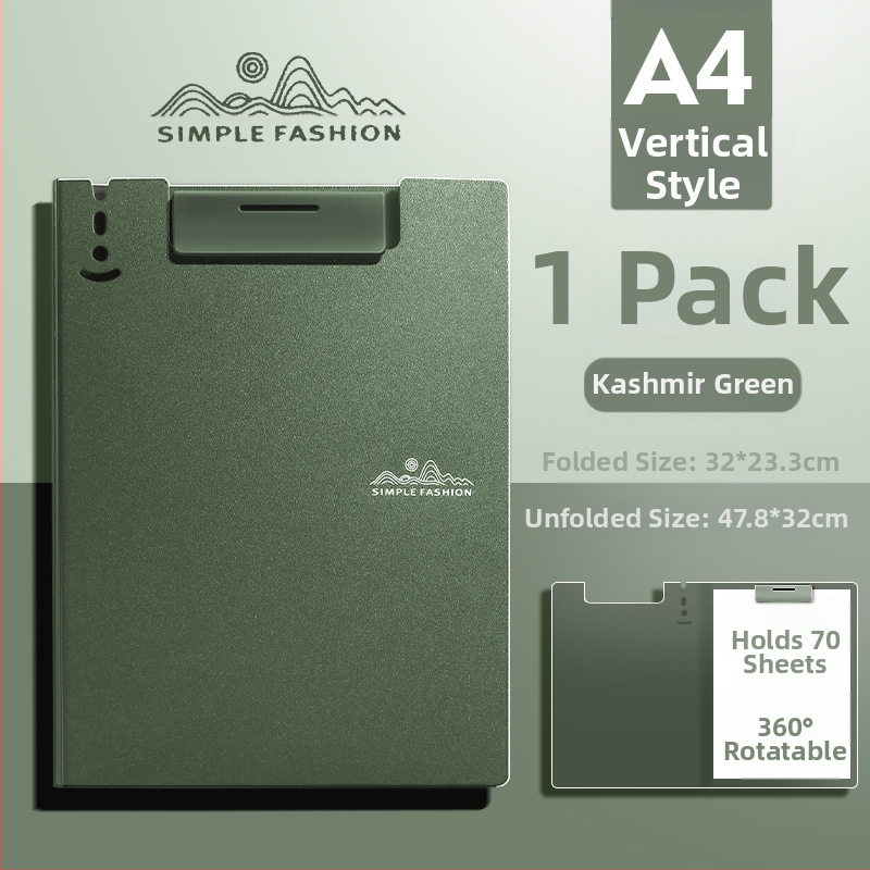 Щипка за дъска Maillard A4, цветна мока, мус, офис папка, високо изглеждаща, многофункционална, за писане и рисуване на студенти