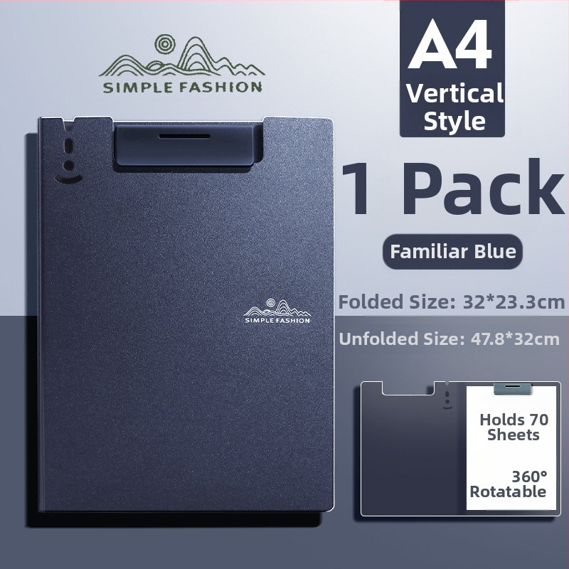 Щипка за дъска Maillard A4, цветна мока, мус, офис папка, високо изглеждаща, многофункционална, за писане и рисуване на студенти