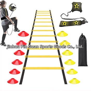 Σετ σκάλας Agility Δωρεάν σετ εξοπλισμού προπόνησης ποδοσφαίρου με διασυνοριακό σετ σκάλας Agility με τις καλύτερες πωλήσεις