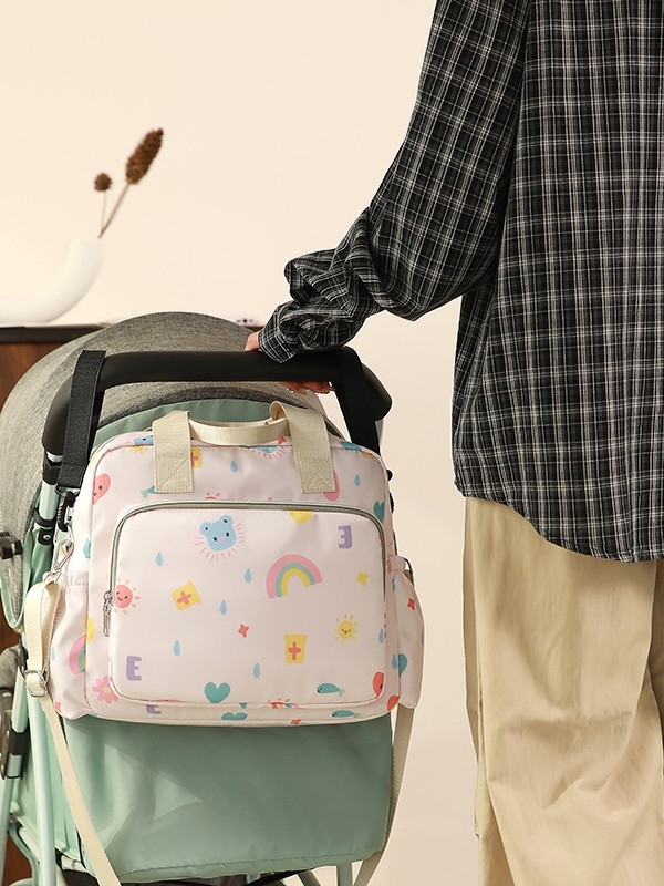 Piiriülene kaasaskantav emmekott igapäevasteks väljasõitudeks, suure mahutavusega ema- ja beebikott, kaasaskantav raseduskott, multifunktsionaalne kerge pudelikott