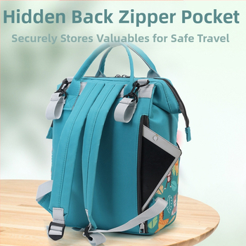 Egyrészes nagy kapacitású anya-baba anyuci táska új nyomtatott divatos baba anyuka kimenő hátizsák nyomtatható baba szövettáska