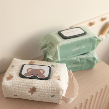 Pietų Korėjos daugiafunkcis didelės talpos mielas pakabinamas sagties kūdikio vežimėlio laikymo krepšys automobilinėje popierinėje dėžutėje su šlapiu nemokamu pristatymu