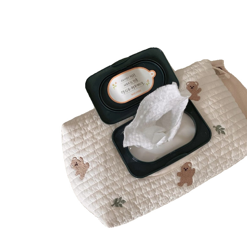 Pietų Korėjos daugiafunkcis didelės talpos mielas pakabinamas sagties kūdikio vežimėlio laikymo krepšys automobilinėje popierinėje dėžutėje su šlapiu nemokamu pristatymu