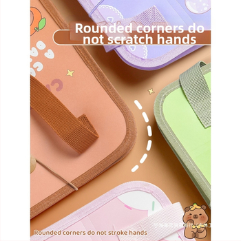 A4 käekoti dokumendikott 13-ruuduline organikott testpaberist kott mitmekihiline suure mahutavusega käeshoitav paberihoidik algkooliõpilastele