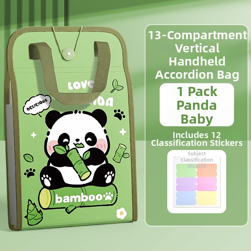 A4 käekoti dokumendikott 13-ruuduline organikott testpaberist kott mitmekihiline suure mahutavusega käeshoitav paberihoidik algkooliõpilastele