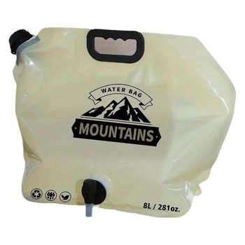 Φορητή τσάντα αποθήκευσης νερού, πτυσσόμενη εξωτερική αθλητική κατασκήνωση, ορειβατική βρύση μεγάλης χωρητικότητας, πλαστικός κουβάς με πυκνή τσάντα νερού