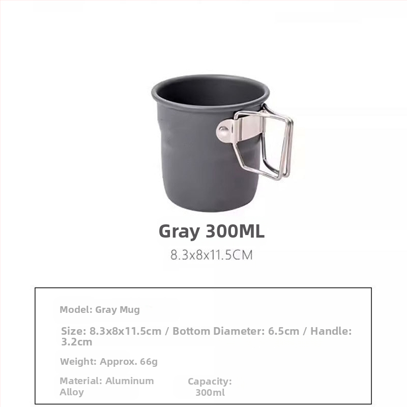 Suvisel ajal telkimisstiilis õues kasutatav veekruus, uhke välimusega, suure mahutavusega, lihtne alumiiniumisulamist veekruus, kokkupandav