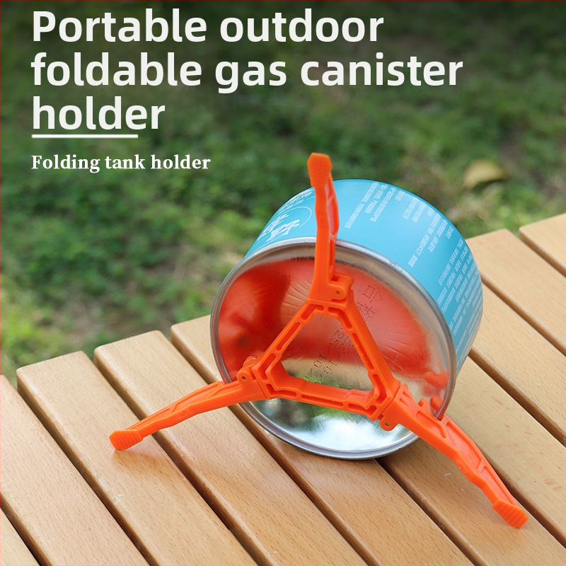 Kokkupandav õhupaagi kronstein kaasaskantav lame õhupaagi hoidik universaalne statiivi stabiilne plastklamber telkimistarvikud