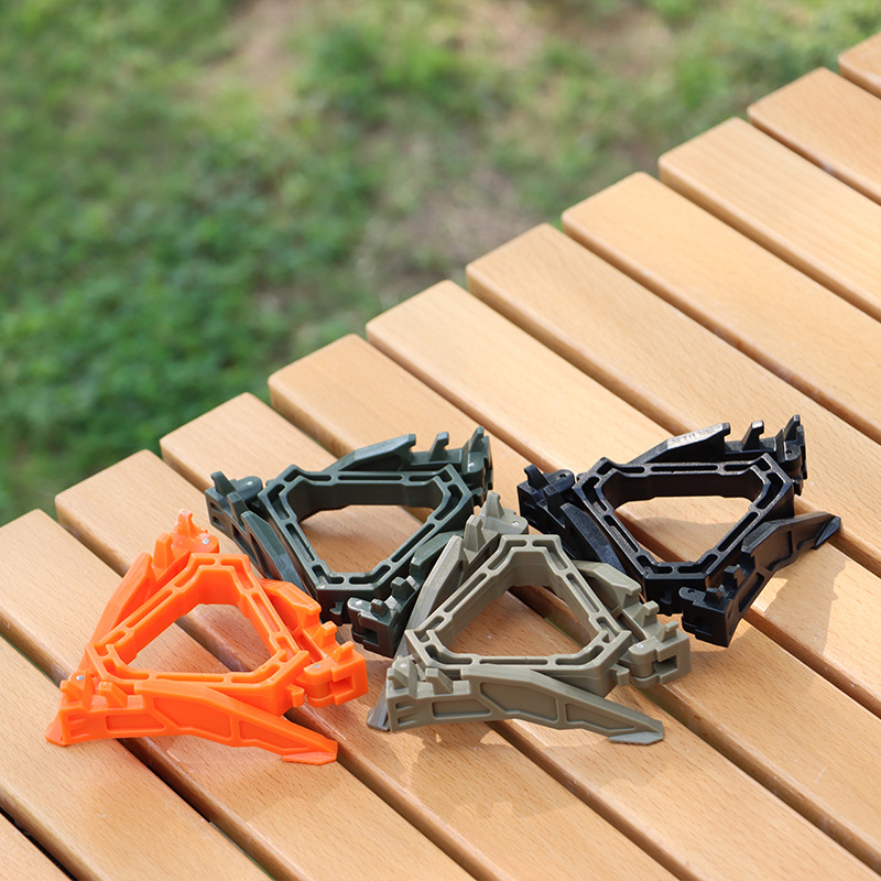 Kokkupandav õhupaagi kronstein kaasaskantav lame õhupaagi hoidik universaalne statiivi stabiilne plastklamber telkimistarvikud