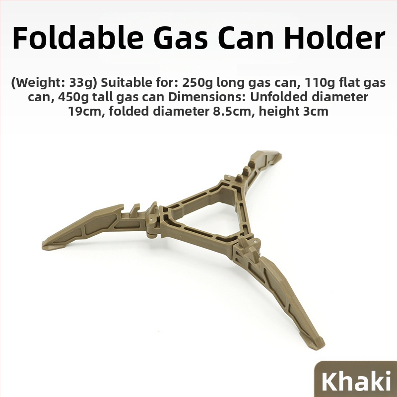 Kokkupandav õhupaagi kronstein kaasaskantav lame õhupaagi hoidik universaalne statiivi stabiilne plastklamber telkimistarvikud