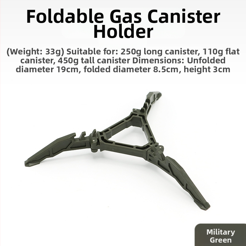 Kokkupandav õhupaagi kronstein kaasaskantav lame õhupaagi hoidik universaalne statiivi stabiilne plastklamber telkimistarvikud