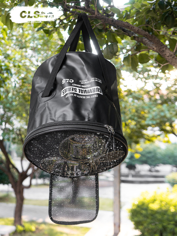 CLS uus täiustatud kokkupandav ämber kaasaskantav äravoolukorv telkimiseks grillimiseks köögiviljade pesemiseks nõud teleskooppüügi ämber kalapüügivahendite kott