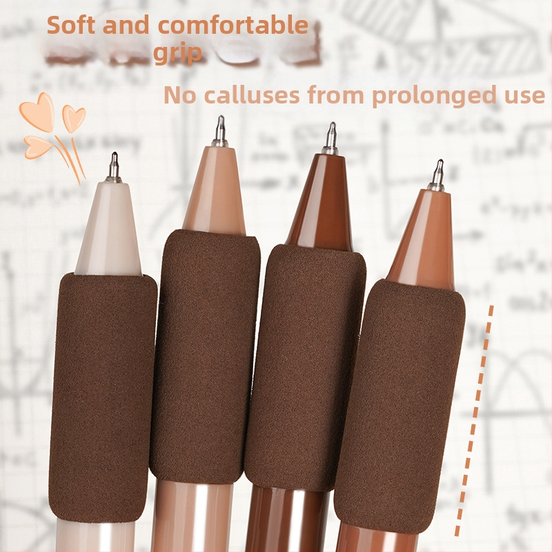 Kávový štetec, rýchloschnúce pero, vysokofarebný štetec, čierne pero, gélové pero, stredoškolské študentské kancelárske potreby