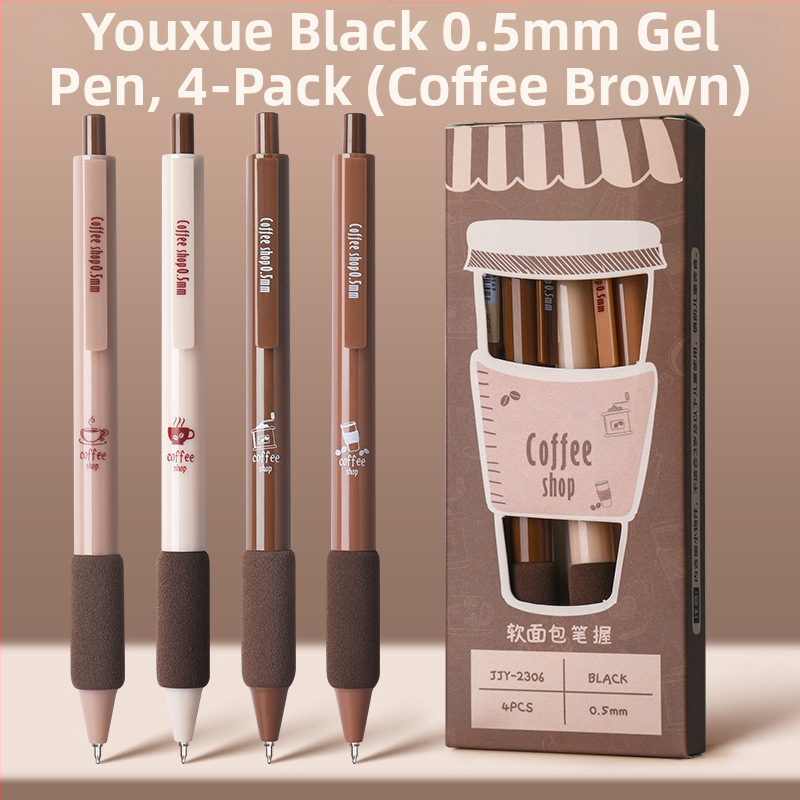 Kohvipintsel kiiresti kuivav pliiats kõrge värviväärtusega pintsliga pliiats must pliiats pressi geelpliiats keskkooli õpilaste kontoritarbed