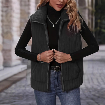 Euroopa ja Ameerika Ühendriikide piiriülene Amazoni uus sügis- ja talvemoe plahvatuslik kardigan temperament daamide plush-ruuduline vest mantel naistele