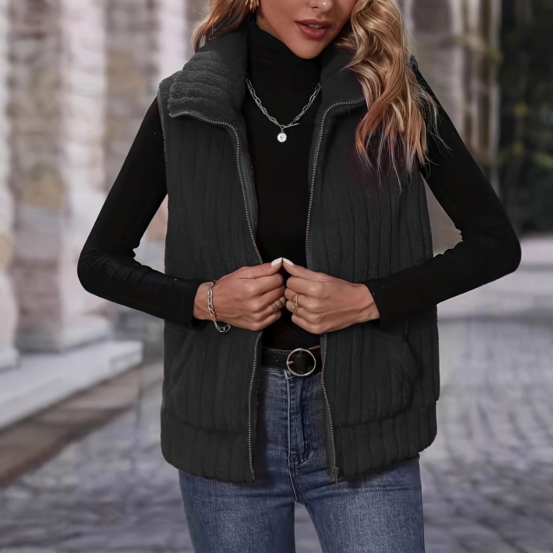 Euroopa ja Ameerika Ühendriikide piiriülene Amazoni uus sügis- ja talvemoe plahvatuslik kardigan temperament daamide plush-ruuduline vest mantel naistele