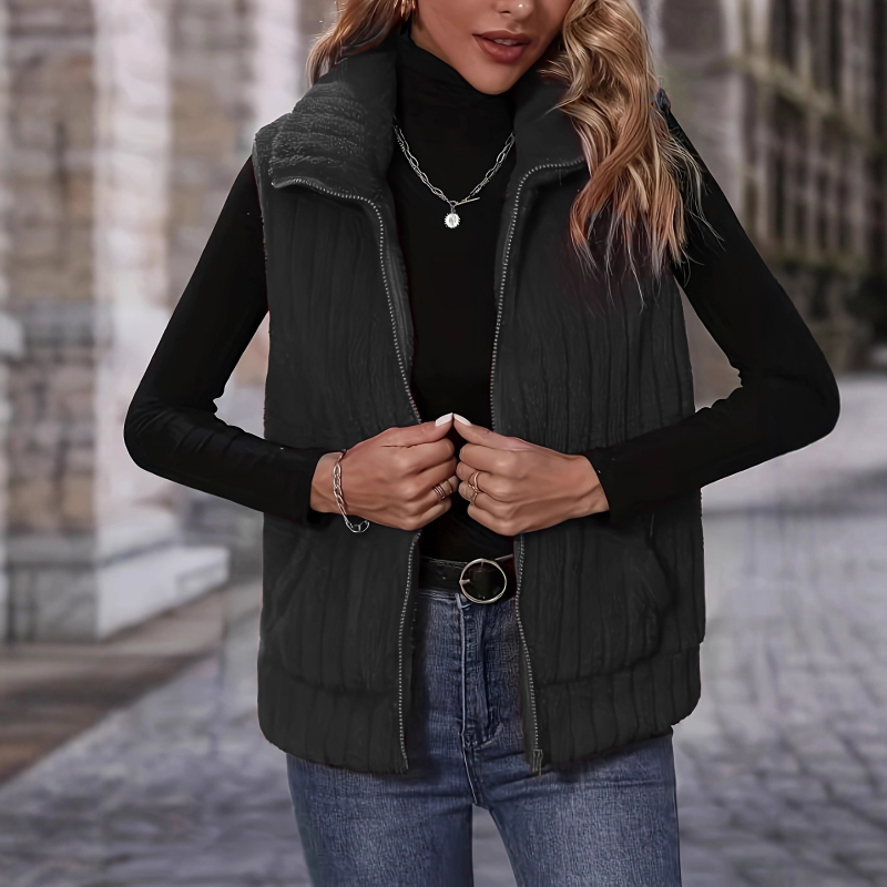 Euroopa ja Ameerika Ühendriikide piiriülene Amazoni uus sügis- ja talvemoe plahvatuslik kardigan temperament daamide plush-ruuduline vest mantel naistele