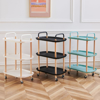 Σκανδιναβικό στυλ απλό πολυστρωματικό υπνοδωμάτιο κομοδίνο μπαλκόνι κινητό σαλόνι τραπεζάκι σαλονιού στο πάτωμα ράφι αποθήκευσης