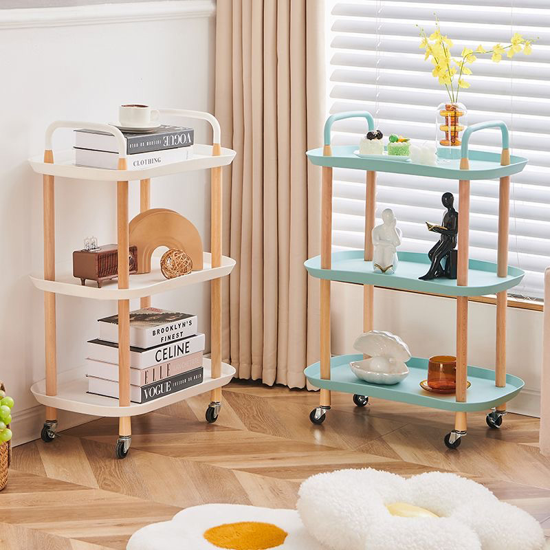 Põhjala stiilis lihtne mitmekihiline magamistoa voodiäärne rõdu teisaldatav elutoa kodu kohvilaud põranda hoiuriiul