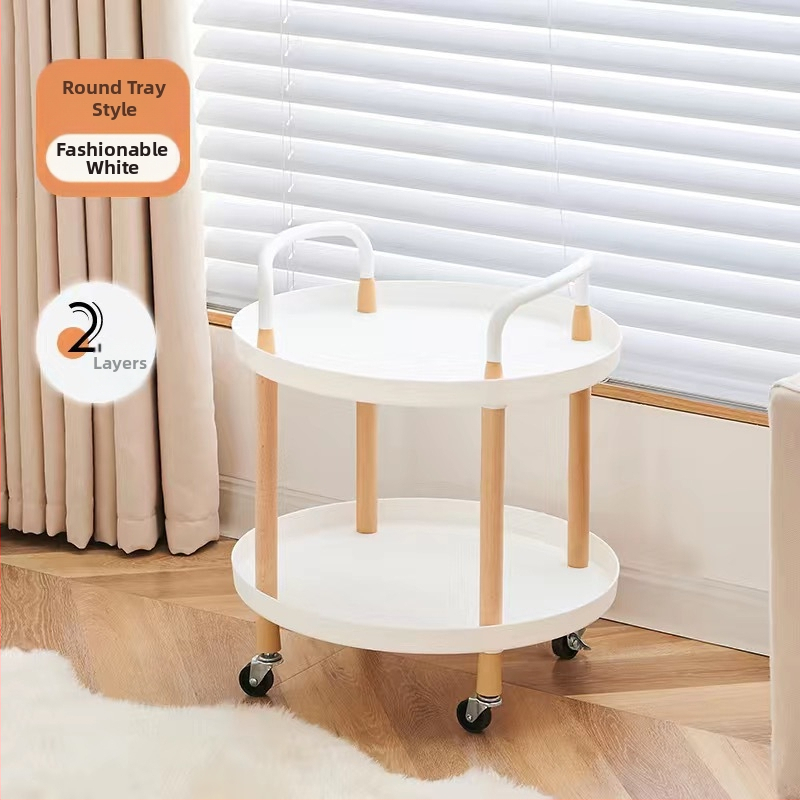 Põhjala stiilis lihtne mitmekihiline magamistoa voodiäärne rõdu teisaldatav elutoa kodu kohvilaud põranda hoiuriiul