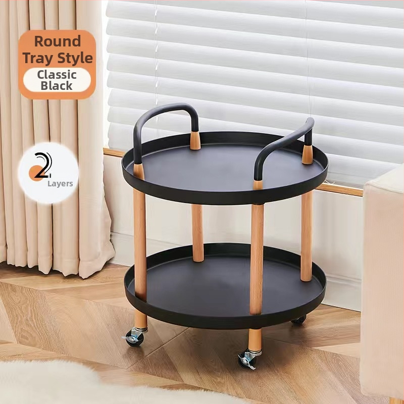 Põhjala stiilis lihtne mitmekihiline magamistoa voodiäärne rõdu teisaldatav elutoa kodu kohvilaud põranda hoiuriiul