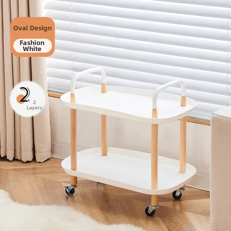 Põhjala stiilis lihtne mitmekihiline magamistoa voodiäärne rõdu teisaldatav elutoa kodu kohvilaud põranda hoiuriiul