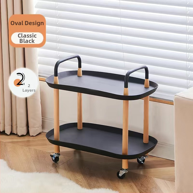 Põhjala stiilis lihtne mitmekihiline magamistoa voodiäärne rõdu teisaldatav elutoa kodu kohvilaud põranda hoiuriiul