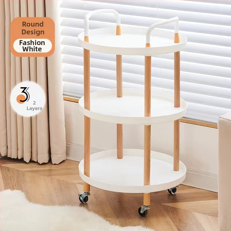 Põhjala stiilis lihtne mitmekihiline magamistoa voodiäärne rõdu teisaldatav elutoa kodu kohvilaud põranda hoiuriiul