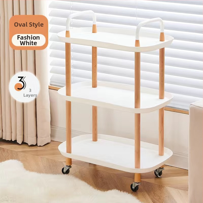 Põhjala stiilis lihtne mitmekihiline magamistoa voodiäärne rõdu teisaldatav elutoa kodu kohvilaud põranda hoiuriiul