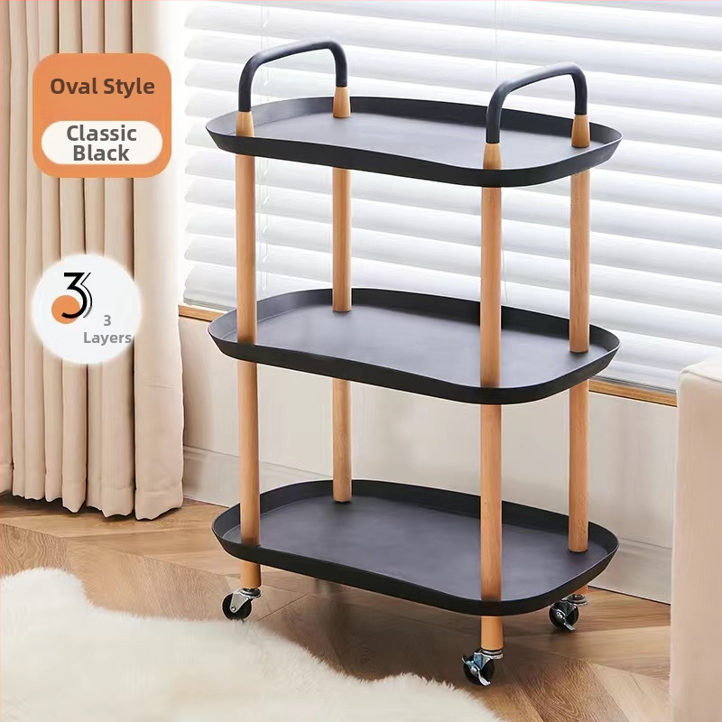 Põhjala stiilis lihtne mitmekihiline magamistoa voodiäärne rõdu teisaldatav elutoa kodu kohvilaud põranda hoiuriiul