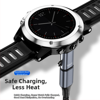 Ο προσαρμογέας ρολογιού Jiaming χρησιμοποιείται για το καλώδιο δεδομένων φόρτισης έξυπνου ρολογιού garminfenix5 6 7