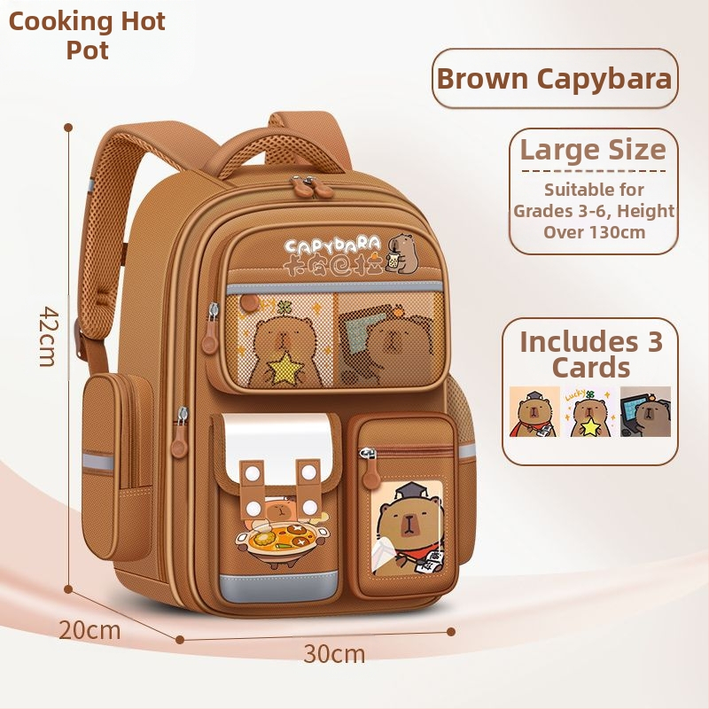 Uus Kappi Bala koolikott tüdrukutele ja tüdrukute algkooliõpilastele 3.-6. klassile suure mahutavusega seljakott tüdrukutele ja poistele topelt