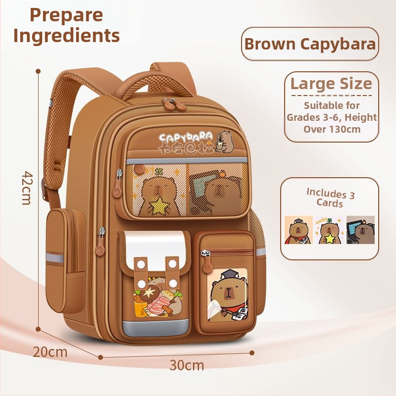 Uus Kappi Bala koolikott tüdrukutele ja tüdrukute algkooliõpilastele 3.-6. klassile suure mahutavusega seljakott tüdrukutele ja poistele topelt