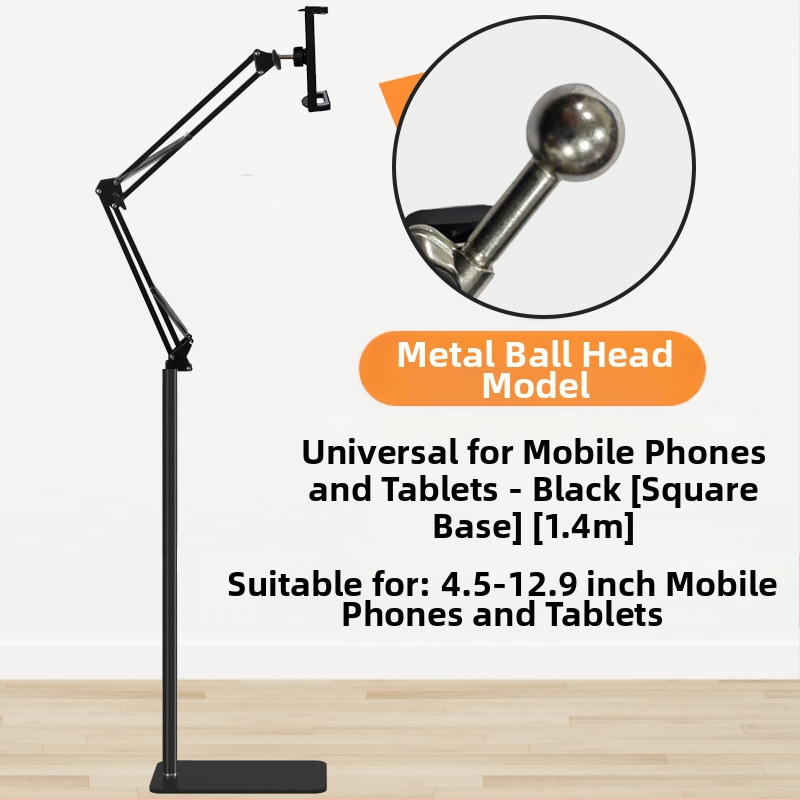 Mobiiltelefoni põrandaklamber voodi külge, pea kohal otseülekandega pildistamise tahvelarvuti konsool iPadi tõsteklambri hulgimüügiks