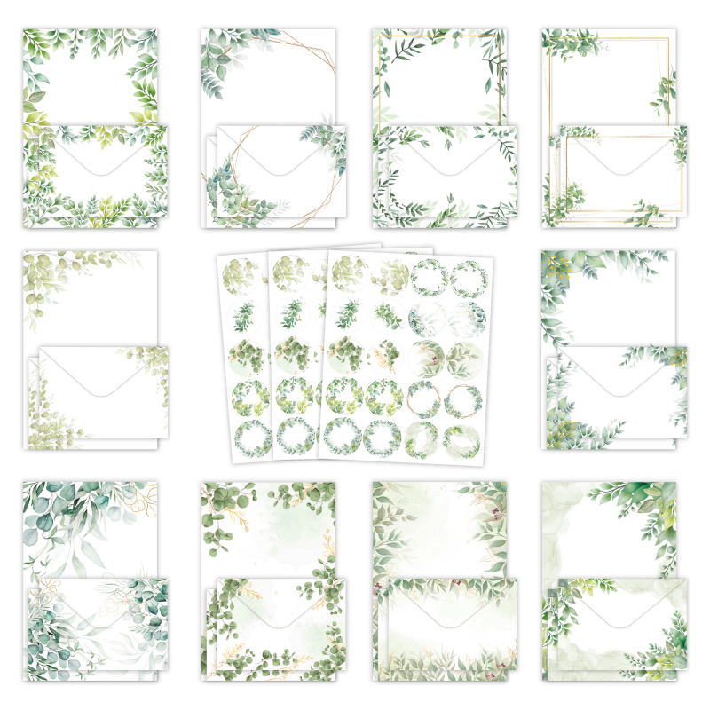 „CrossBorder“ kanceliarinių prekių rinkinys, 160 dalių, akvarelės piešinių rinkinys, paprastas, kūrybingas, literatūrinis gimtadienio dovanų kvietimų vokų rinkinys