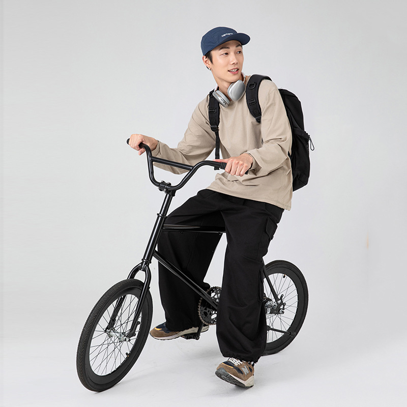 IZEXX moebrändi välitingimustes sportimiseks mõeldud pikkade varrukatega T-särk meeste lahtine kiiresti kuivav jooksuülikond paari alussärk top