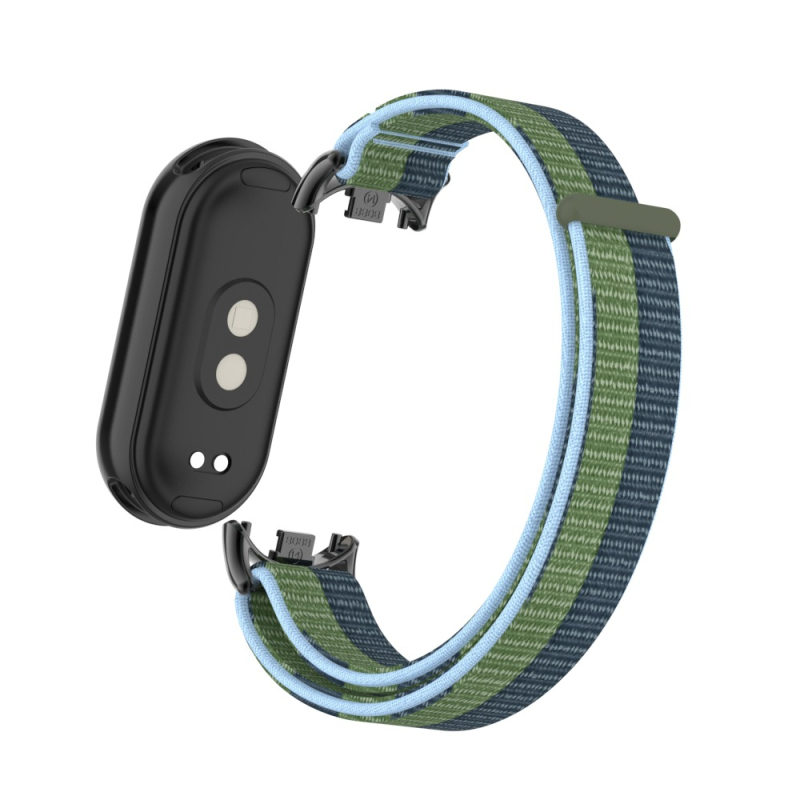 Sobib Xiaomi Mi Band 10 nailonist punutud asenduskäepaelaga 8/9/10 neutraalse punktiga pistikuga