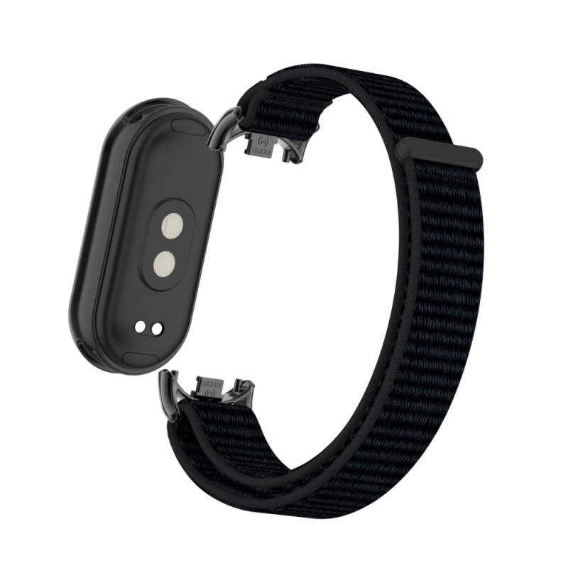 Sobib Xiaomi Mi Band 10 nailonist punutud asenduskäepaelaga 8/9/10 neutraalse punktiga pistikuga