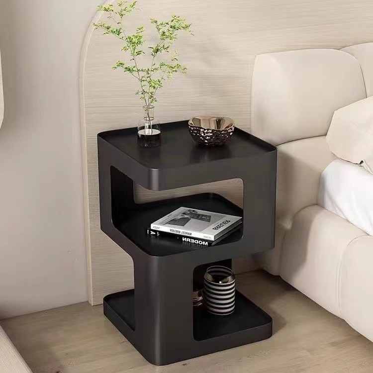 Elutoa diivani külglaud, rauast väike kohvilaud, külgkapp, moodne lihtne nurgakapp, loominguline internet, populaarne nurgalauavalgusti, luksuslik öökapp